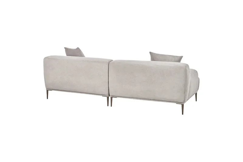 3-sitssoffa Beliani Matila Beige, brun Grey||Brown - Møbler - Sofaer - Sofa 3 seter