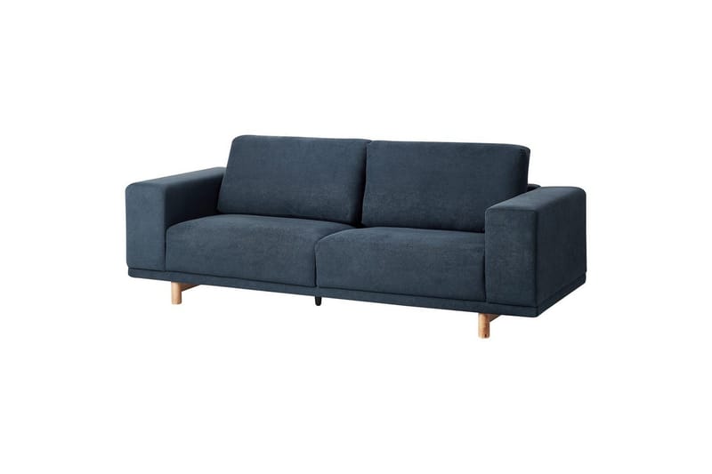 3-sitssoffa Beliani Nivala Blå NO_BRAND blue - Møbler - Sofaer - Sofa 3 seter