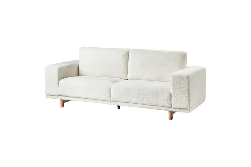 3-sitssoffa Beliani Nivala Blå NO_BRAND White - Møbler - Sofaer - Sofa 3 seter