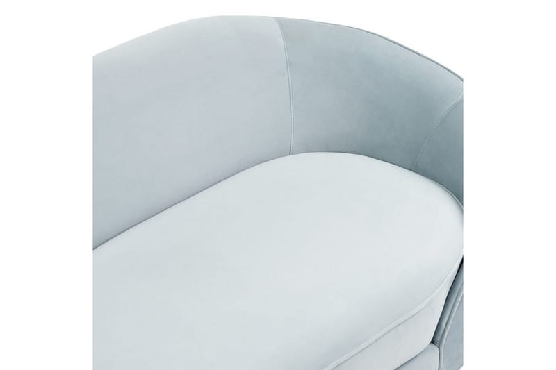 3-sitssoffa Beliani Savar Blå, Svart blue||Black - Møbler - Sofaer - Fløyel sofaer