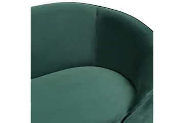 3-sitssoffa Beliani Savar Blå, Svart Dark green||GOLD - Møbler - Sofaer - Fløyel sofaer