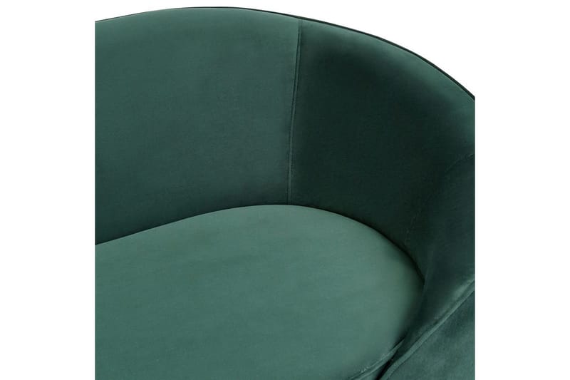 3-sitssoffa Beliani Savar Blå, Svart NO_BRAND Dark green||GOLD - Møbler - Sofaer - Fløyel sofaer