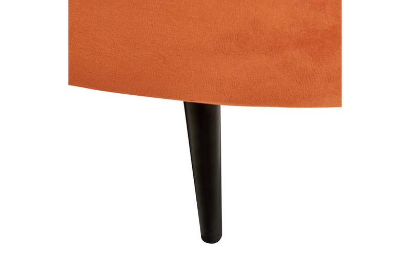 3-sitssoffa Beliani Savar Blå, Svart NO_BRAND Orange||Black - Møbler - Sofaer - Sofa 3 seter