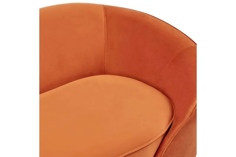 3-sitssoffa Beliani Savar Blå, Svart NO_BRAND Orange||Black - Møbler - Sofaer - Sofa 3 seter