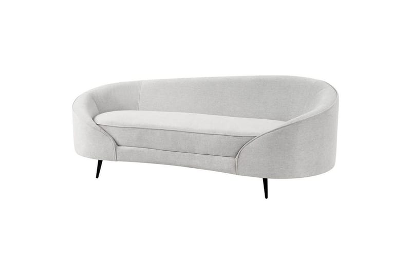 3-sitssoffa Beliani Savar Blå, Svart NO_BRAND White||Black - Møbler - Sofaer - Sofa 3 seter