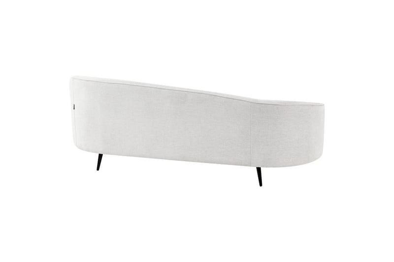3-sitssoffa Beliani Savar Blå, Svart NO_BRAND White||Black - Møbler - Sofaer - Sofa 3 seter