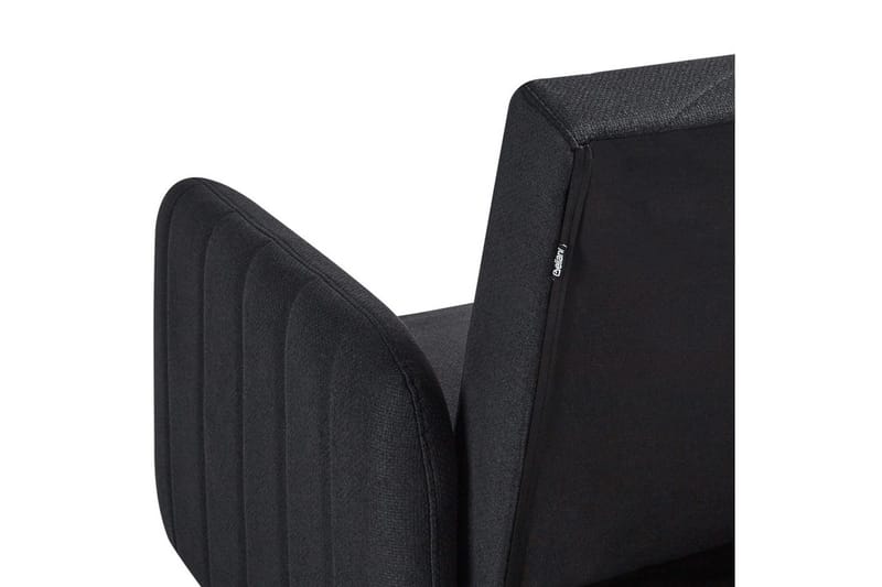 3-sitssoffa Beliani Senja Beige, mörkt trä, guld Black||Dark colored wood||GOLD - Møbler - Sofaer - Sovesofaer