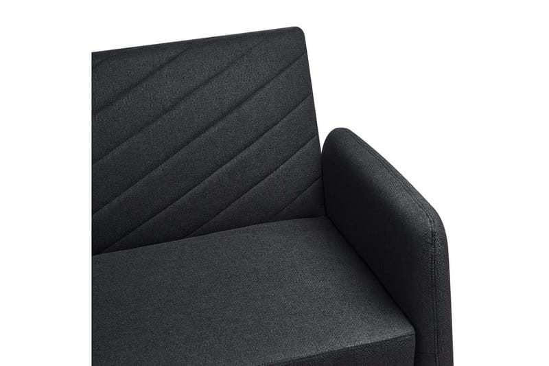 3-sitssoffa Beliani Senja Beige, mörkt trä, guld Black||Dark colored wood||GOLD - Møbler - Sofaer - Sovesofaer