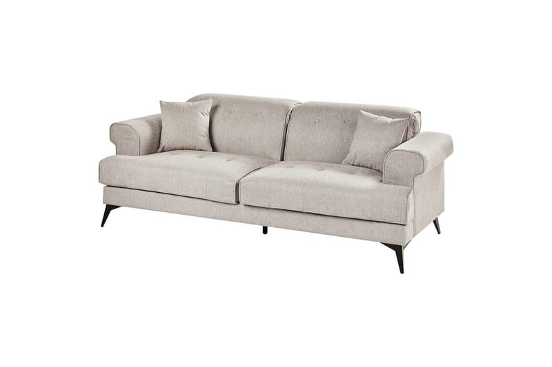 3-sitssoffa Beliani Skive Beige Beige VALUE_MISSING_1 - Møbler - Sofaer - Sofa 3 seter