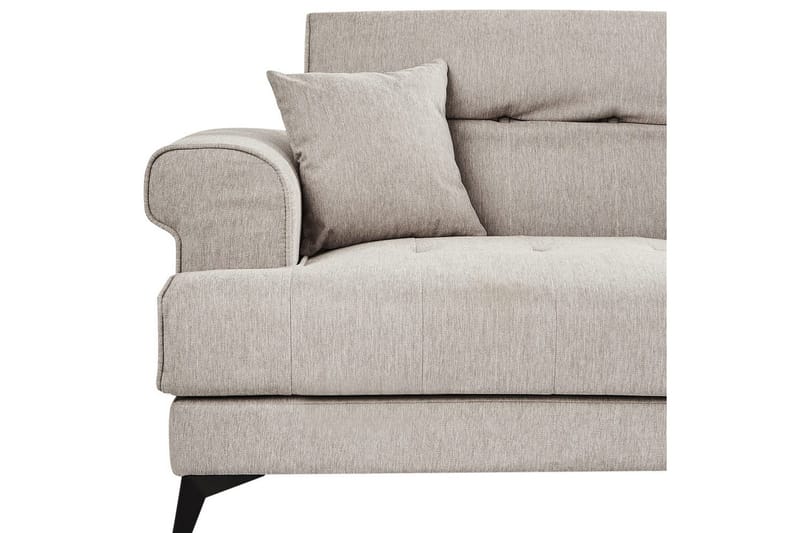 3-sitssoffa Beliani Skive Beige Beige VALUE_MISSING_1 - Møbler - Sofaer - Sofa 3 seter