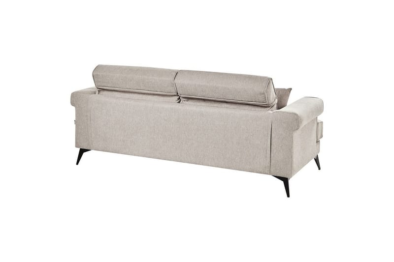 3-sitssoffa Beliani Skive Beige Beige VALUE_MISSING_1 - Møbler - Sofaer - Sofa 3 seter