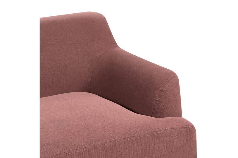 3-sitssoffa Beliani Sosjo Beige, ljust trä Red||Light colored wood - Møbler - Sofaer - Sofa 3 seter