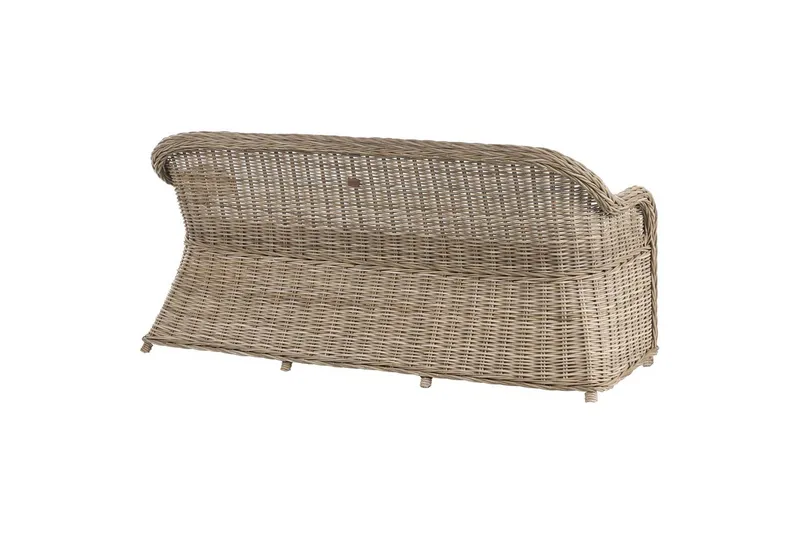 3-sitssoffa Beliani Susua Nature||White - Hagemøbler - Loungemøbler - Lounge sofa