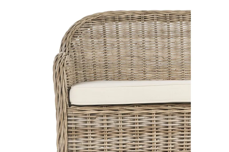 3-sitssoffa Beliani Susua Nature||White - Hagemøbler - Loungemøbler - Lounge sofa