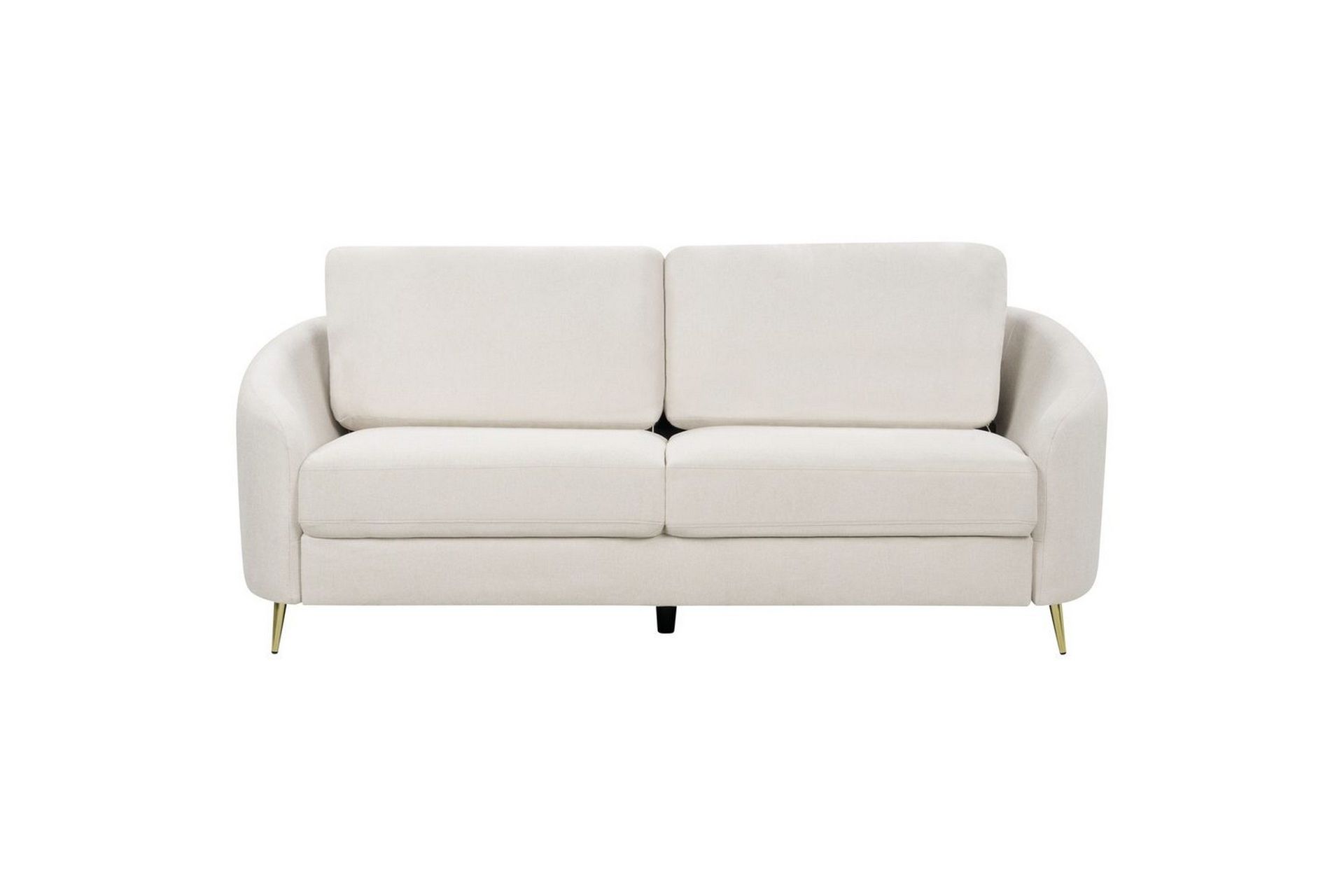3-sitssoffa Beliani Trosa Beige, guld Beige\|\|GOLD -