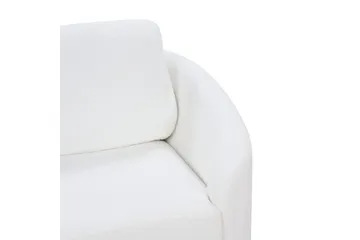 3-sitssoffa Beliani Trosa Beige, guld White - Møbler - Sofaer - Sofa 3 seter