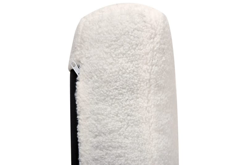 3-sitssoffa Beliani Tuve Beige, ljust trä, Bouclé White||Light colored wood - Møbler - Sofaer - Sofa 3 seter