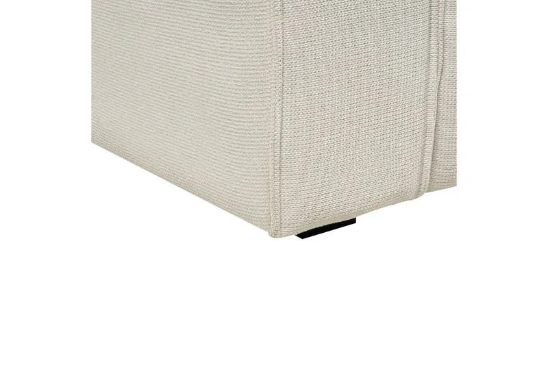 3-sitssoffa Beliani Viskan Beige, Manchestertyg NO_BRAND White - Møbler - Sofaer - Sofa 3 seter