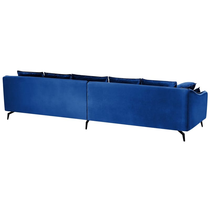 4-seters sofa Aure - Blå - Møbler - Sofaer - Fløyel sofaer