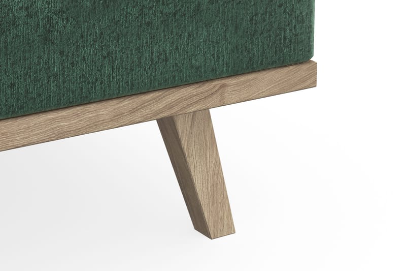 Copenhagen 4-seters Fløyelssofa - Mørk grønn - Møbler - Sofaer - 4 seter sofa