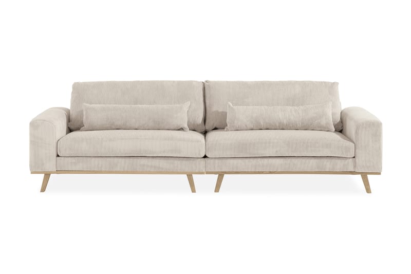 Copenhagen 4-seters Manchestersofa - Beige - Møbler - Sofaer - 4 seter sofa