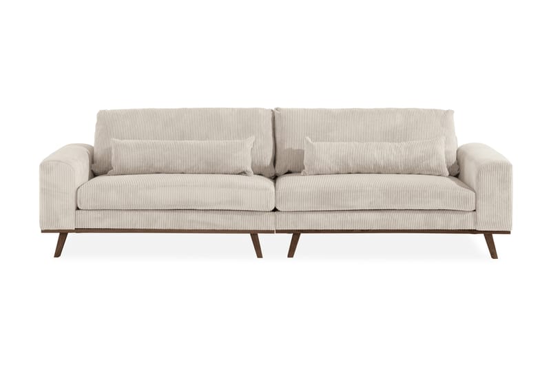 Copenhagen 4-seters Manchestersofa - Beige - Møbler - Sofaer - 4 seter sofa