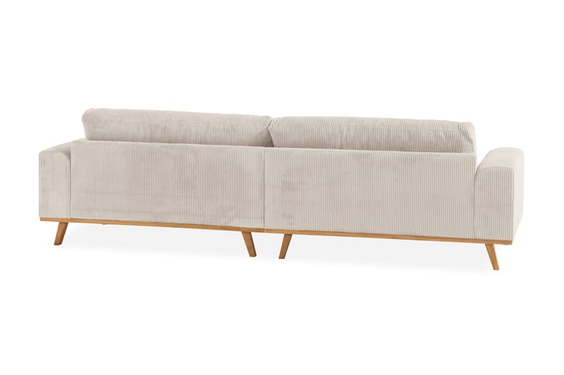 Copenhagen 4-seters Manchestersofa - Beige - Møbler - Sofaer - 4 seter sofa