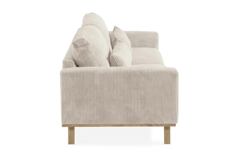 Copenhagen 4-seters Manchestersofa - Beige - Møbler - Sofaer - 4 seter sofa