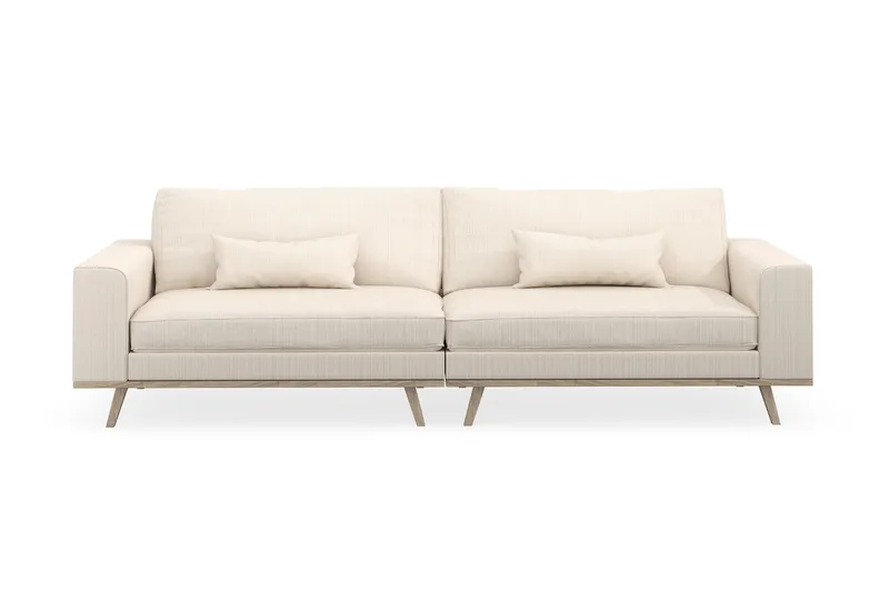 Copenhagen 4-seters Manchestersofa - Beige - Møbler - Sofaer - 4 seter sofa