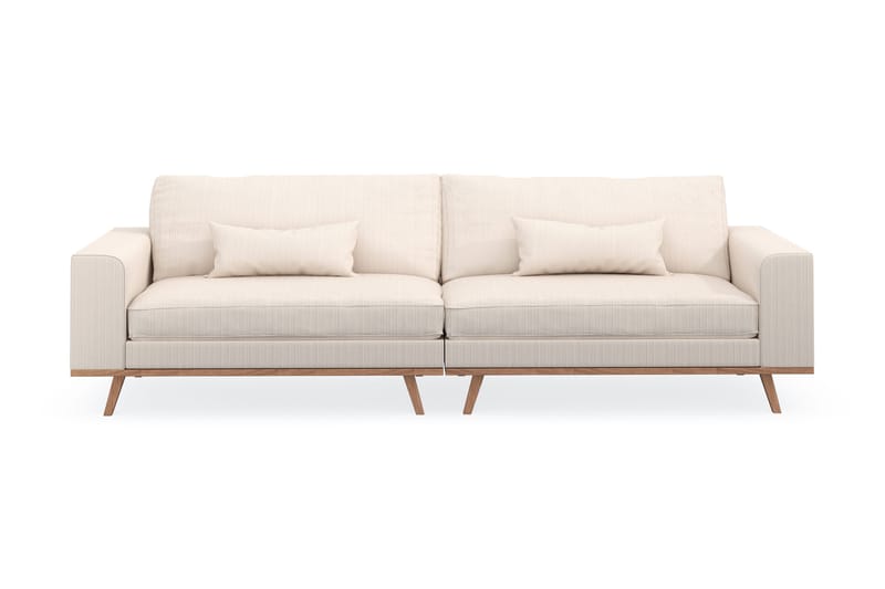 Copenhagen 4-seters Manchestersofa - Beige - Møbler - Sofaer - 4 seter sofa