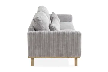 Copenhagen 4-seters Manchestersofa - Lys grå - Møbler - Sofaer - 4 seter sofa