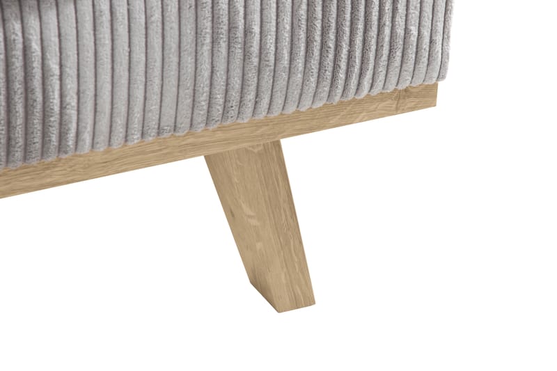Copenhagen 4-seters Manchestersofa - Lys grå - Møbler - Sofaer - 4 seter sofa