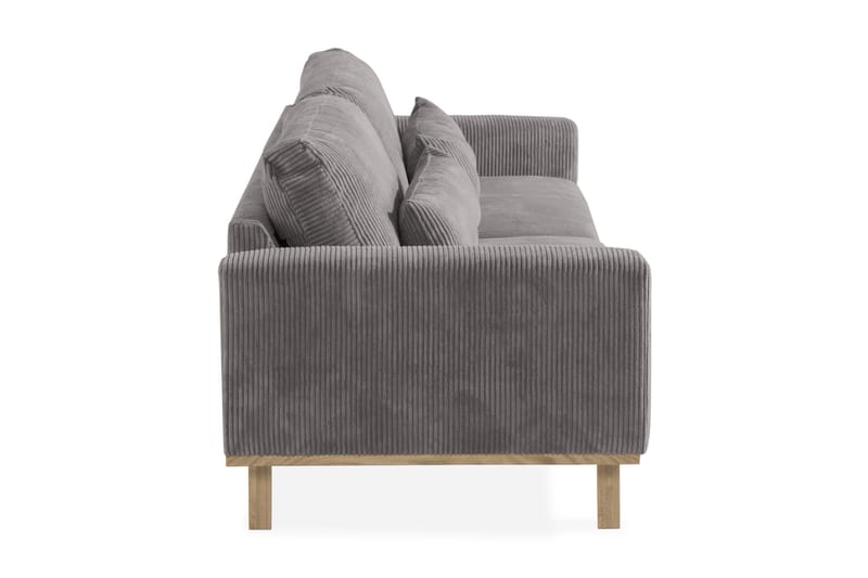 Copenhagen 4-seters Manchestersofa - Mørk grå - Møbler - Sofaer - 4 seter sofa
