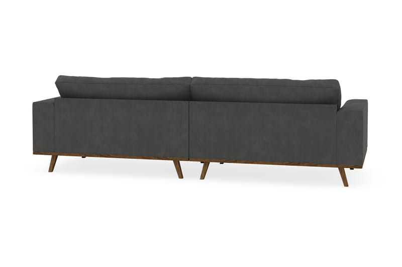 Copenhagen 4-seters Manchestersofa - Mørk grå - Møbler - Sofaer - 4 seter sofa
