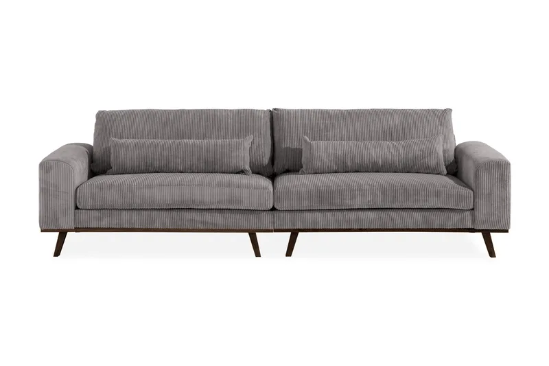 Copenhagen 4-seters Manchestersofa - Mørk grå - Møbler - Sofaer - 4 seter sofa