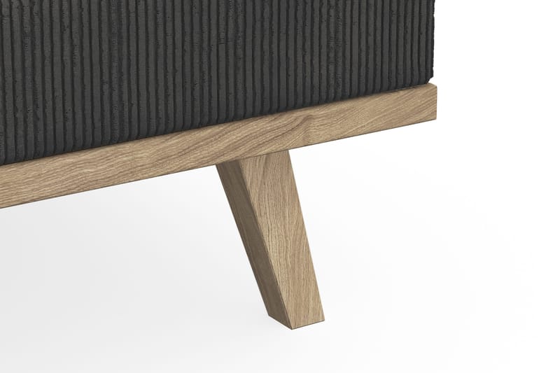 Copenhagen 4-seters Manchestersofa - Mørk grå - Møbler - Sofaer - 4 seter sofa