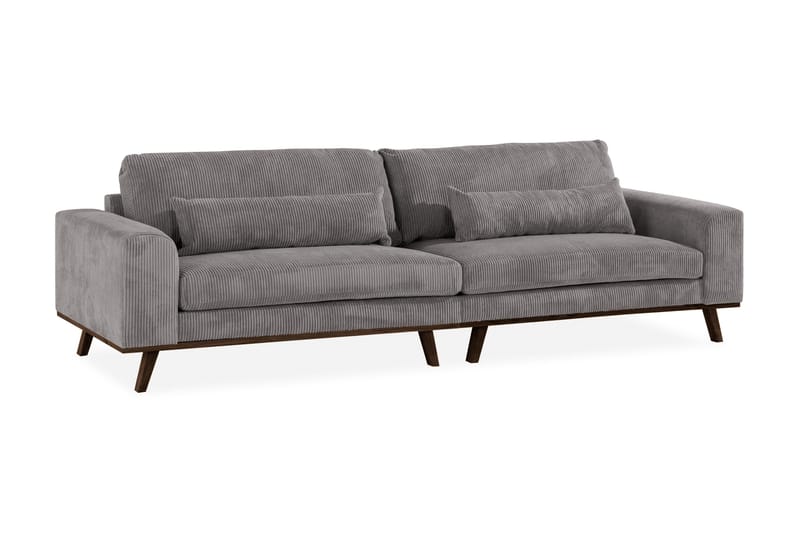 Copenhagen 4-seters Manchestersofa - Mørk grå - Møbler - Sofaer - 4 seter sofa