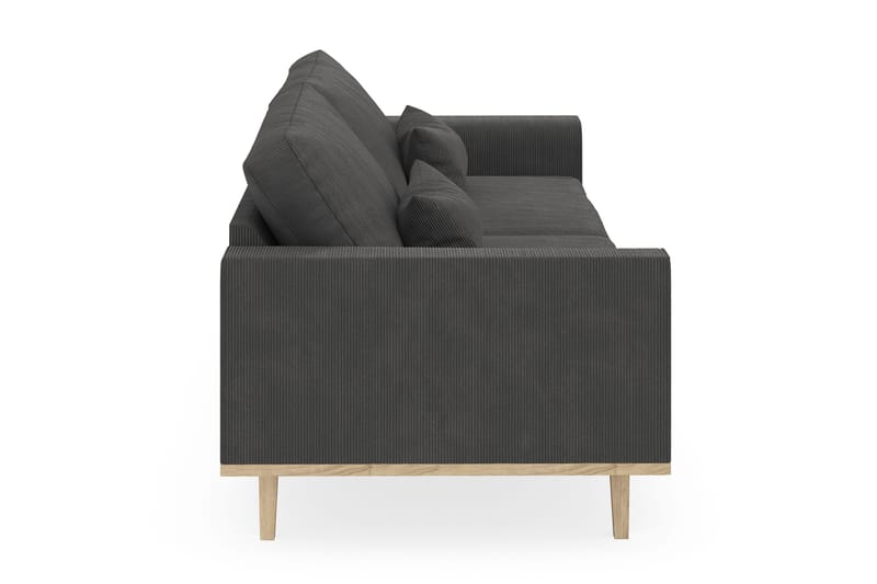 Copenhagen 4-seters Manchestersofa - Mørk grå - Møbler - Sofaer - 4 seter sofa
