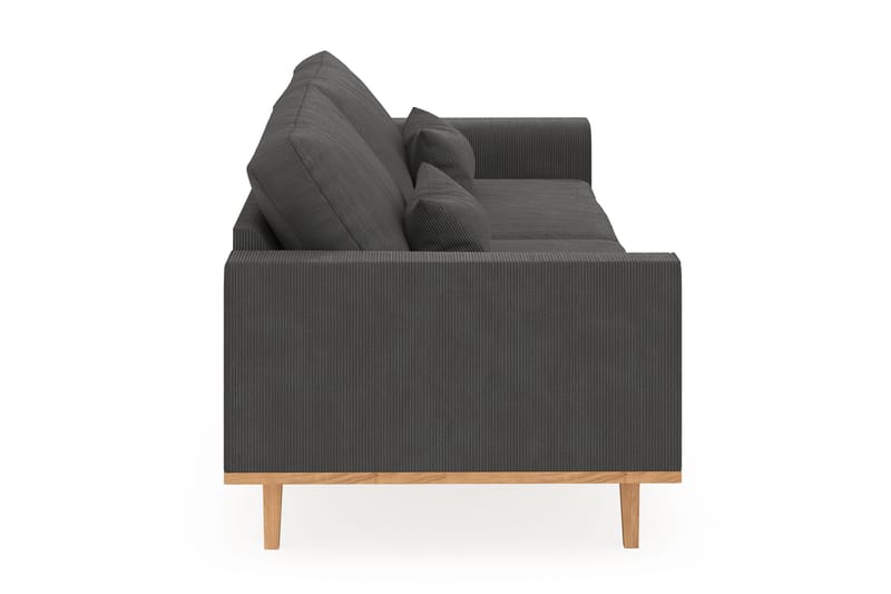 Copenhagen 4-seters Manchestersofa - Mørk grå - Møbler - Sofaer - 4 seter sofa