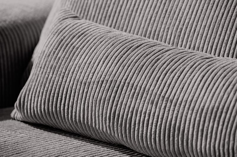 Copenhagen 4-seters Manchestersofa - Mørk grå - Møbler - Sofaer - 4 seter sofa