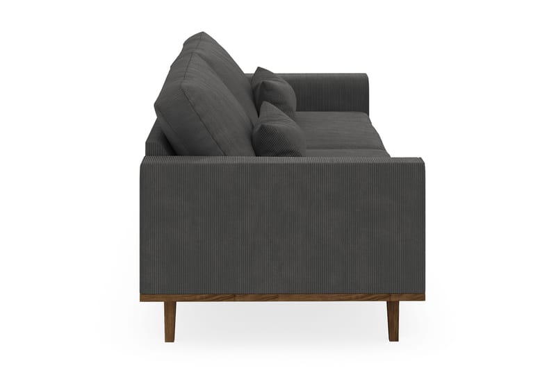 Copenhagen 4-seters Manchestersofa - Mørk grå - Møbler - Sofaer - 4 seter sofa