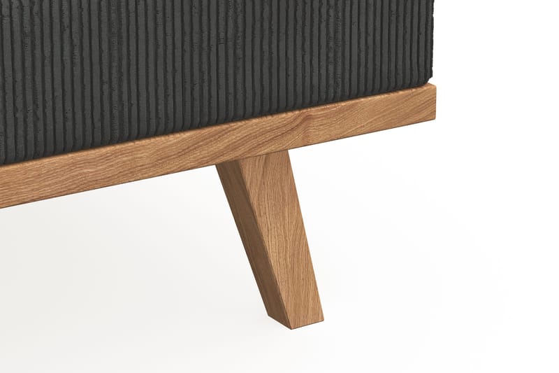 Copenhagen 4-seters Manchestersofa - Mørk grå - Møbler - Sofaer - 4 seter sofa