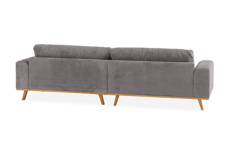 Copenhagen 4-seters Manchestersofa - Mørk grå - Møbler - Sofaer - 4 seter sofa