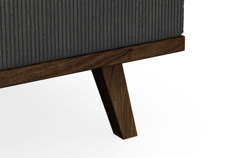 Copenhagen 4-seters Manchestersofa - Mørk grå - Møbler - Sofaer - 4 seter sofa