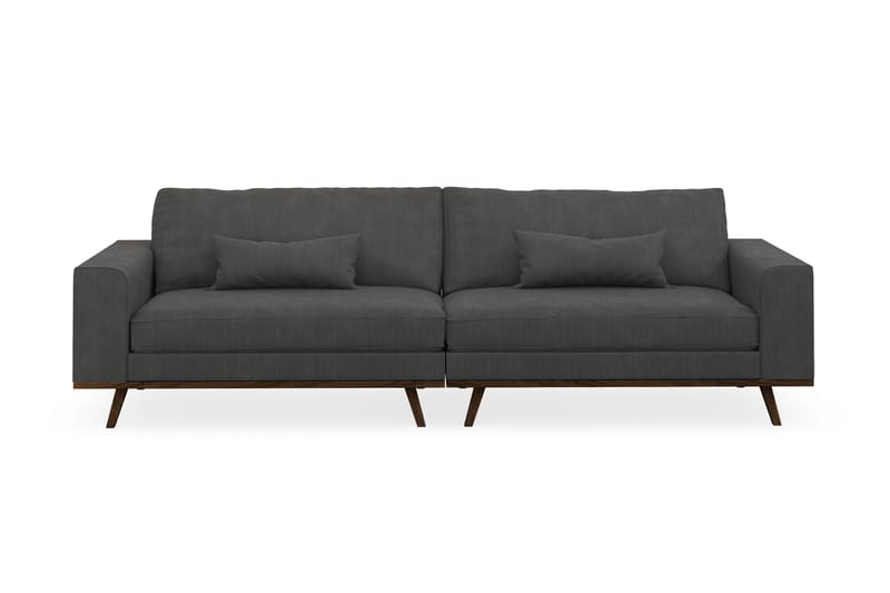 Copenhagen 4-seters Manchestersofa - Mørk grå - Møbler - Sofaer - 4 seter sofa