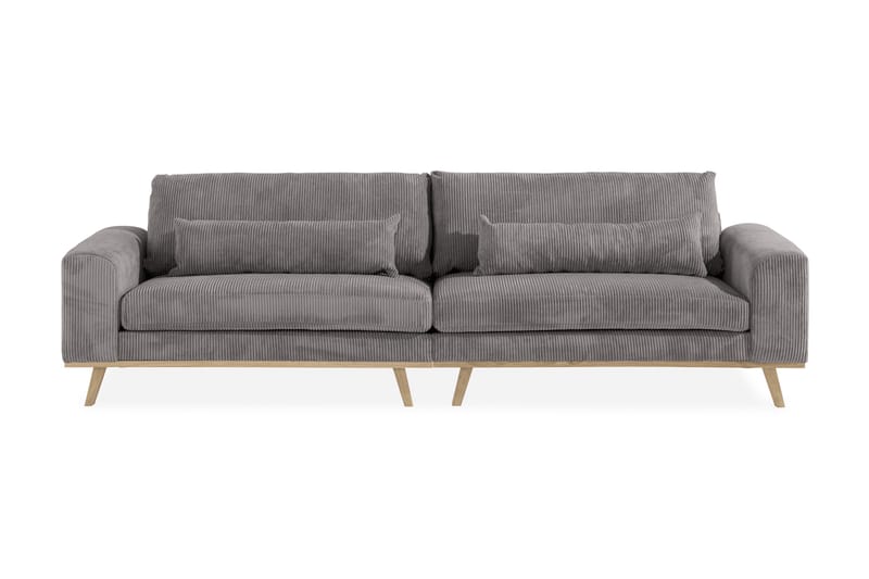 Copenhagen 4-seters Manchestersofa - Mørk grå - Møbler - Sofaer - 4 seter sofa