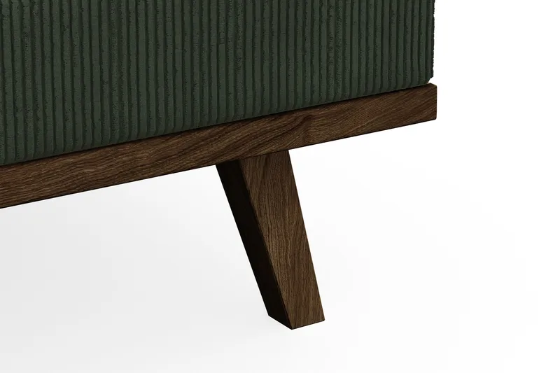 Copenhagen 4-seters Manchestersofa - Mørk grønn - Møbler - Sofaer - 4 seter sofa