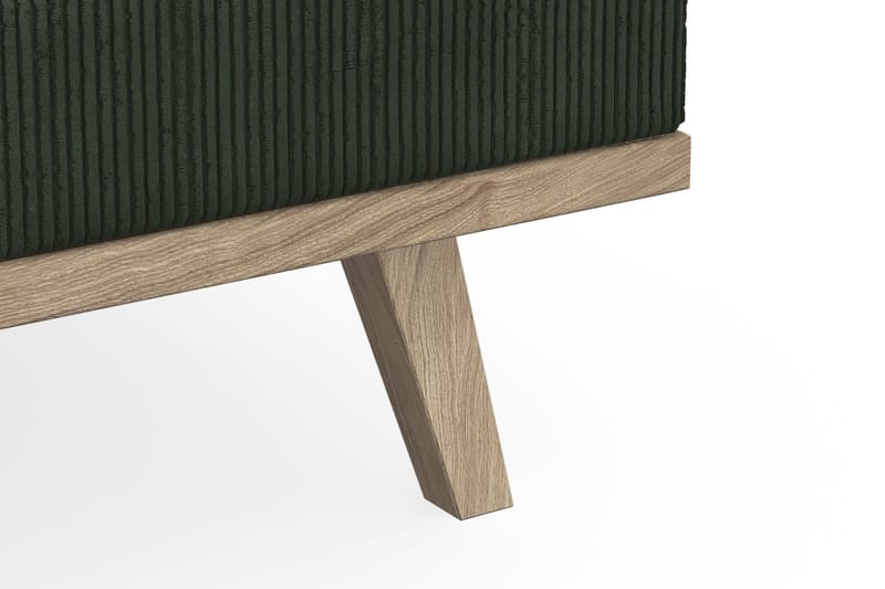 Copenhagen 4-seters Manchestersofa - Mørk grønn - Møbler - Sofaer - 4 seter sofa