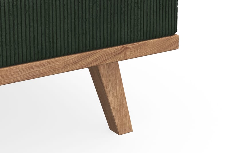 Copenhagen 4-seters Manchestersofa - Mørk grønn - Møbler - Sofaer - 4 seter sofa