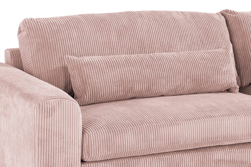 Copenhagen 4-seters Manchestersofa - Rosa - Møbler - Sofaer - 4 seter sofa